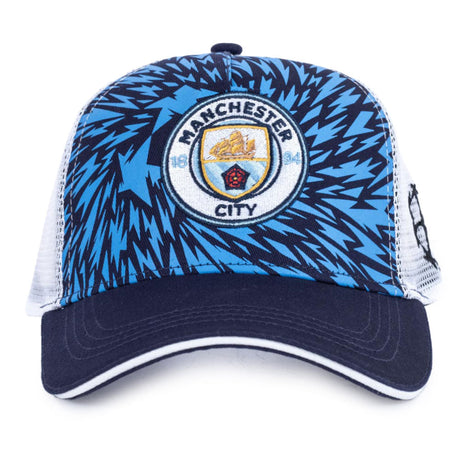 Manchester City FC UCL Trucker Cap: 2 - Caps & Hats By Manchester City