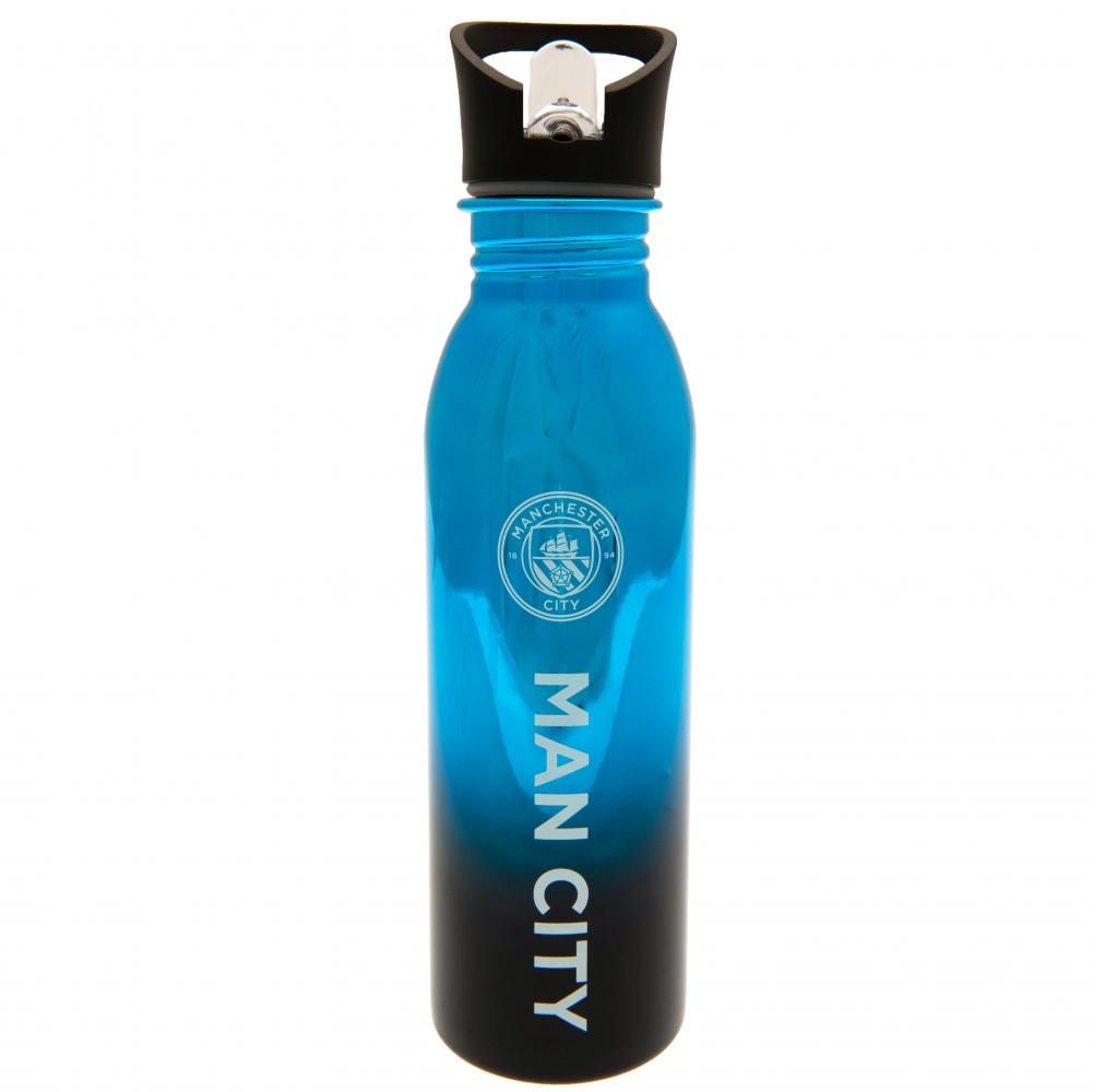 Manchester City FC UV Metallic Drinks Bottle: 1 - Water Bottles By Manchester City