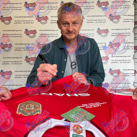 Manchester United FC 1999 Solskjaer & Sheringham Signed Shirt: 2 - Signed Memorabilia By Manchester United