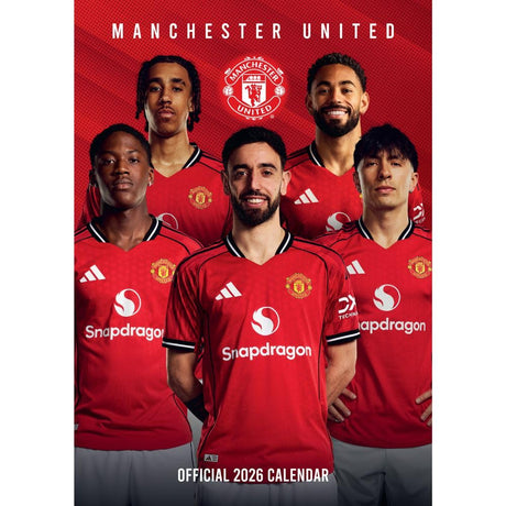 Manchester United FC A3 Calendar 2026: 1 - Calendars By Manchester United