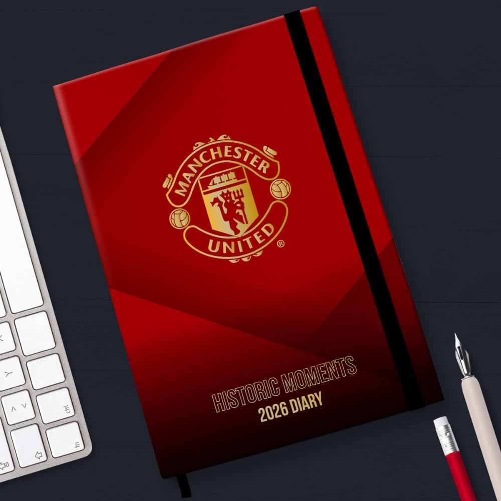 Manchester United FC A5 Diary 2026: 4 - Diaries By Manchester United