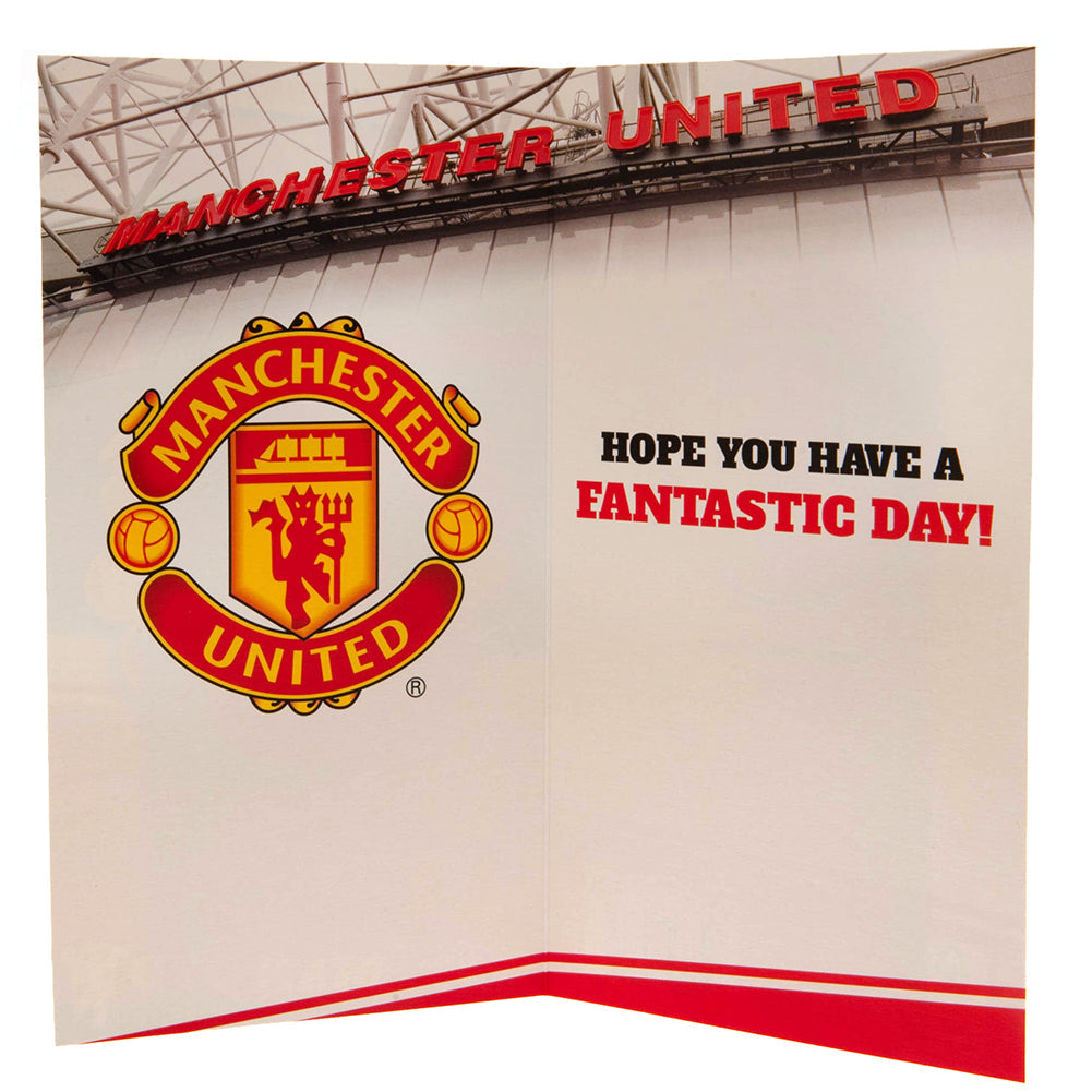 Manchester United FC No. 1 Fan Birthday Card: 3 - Greeting Cards By Manchester United