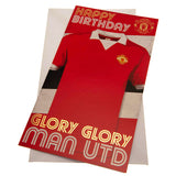 Manchester United FC Retro Shirt Birthday Card: 1 - Greeting Cards By Manchester United