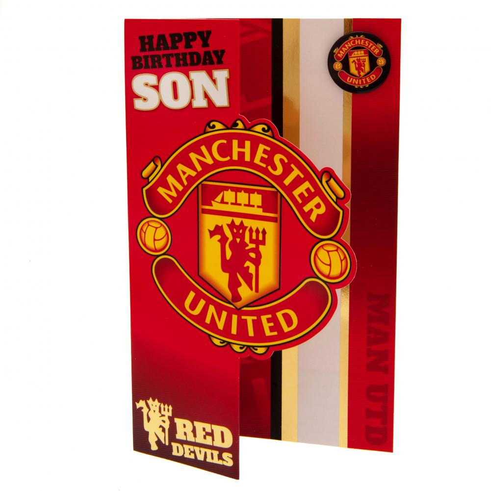 Manchester United FC Son Birthday Card: 2 - Greeting Cards By Manchester United