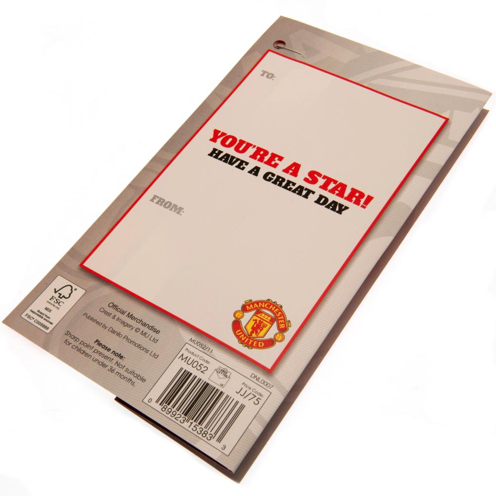Manchester United FC Son Birthday Card - Shop Greeting Cards At Gift Moments - 4