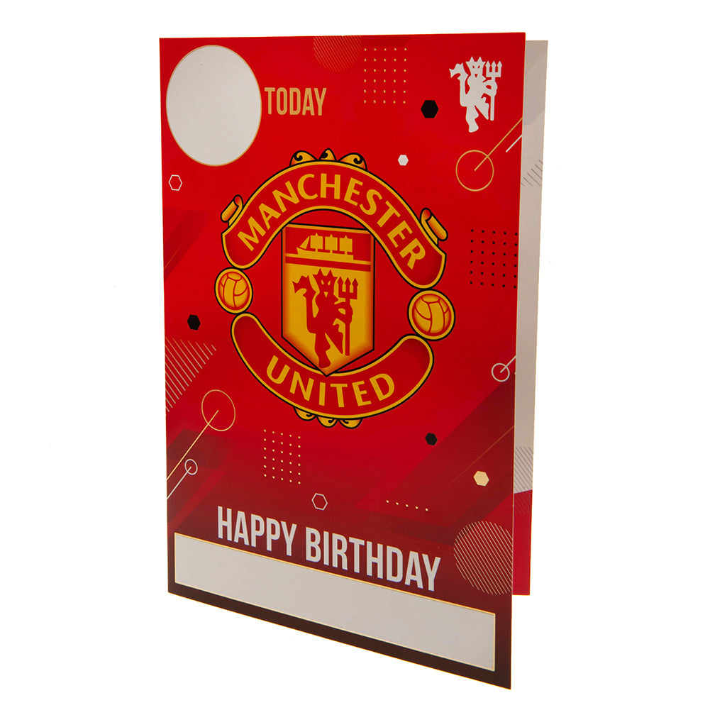 Manchester United FC Birthday Card With Stickers: 2 - Greeting Cards By Manchester United