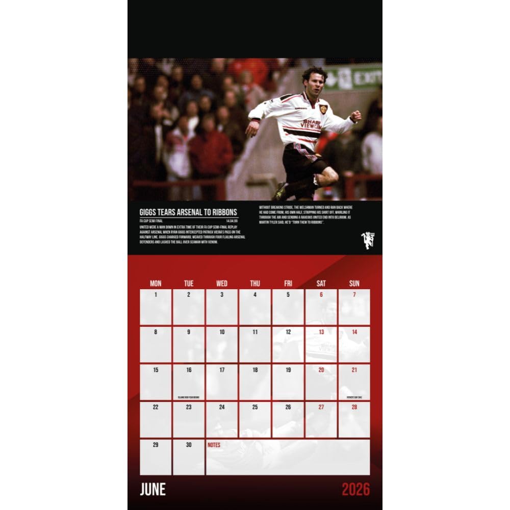 Manchester United FC Calendar & Diary Musical Gift Box 2026: 3 - Calendars By Manchester United