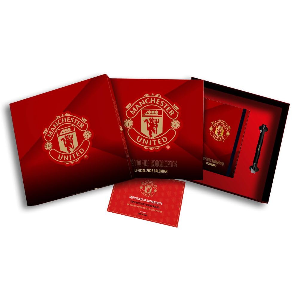 Manchester United FC Calendar & Diary Musical Gift Box 2026: 1 - Calendars By Manchester United