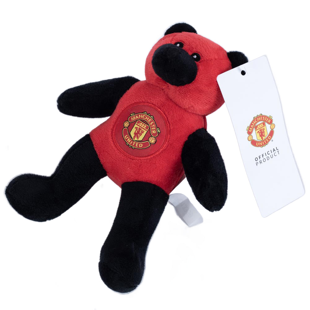 Manchester United FC Contrast Mini Bear - Shop Teddy Bears & Soft Toys At Gift Moments - 1