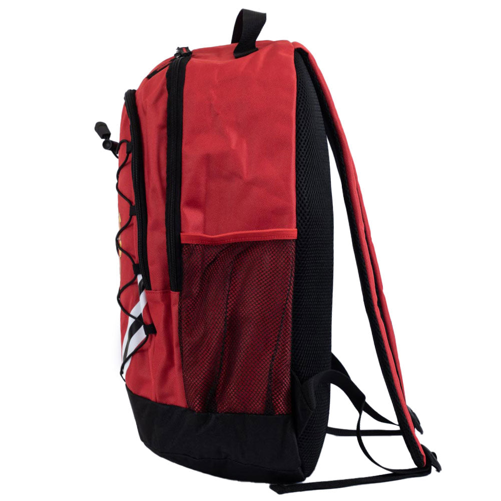 Manchester United FC Core Stripe Backpack - Shop Bags At Gift Moments - 3