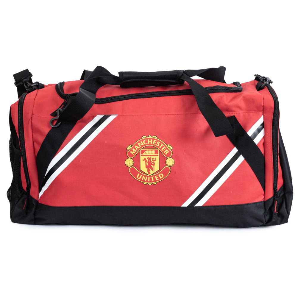 Manchester United FC Core Stripe Holdall: 4 - Bags By Manchester United