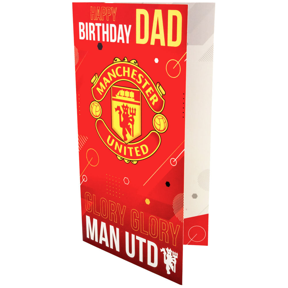 Manchester United FC Dad Birthday Card: 2 - Greeting Cards By Manchester United