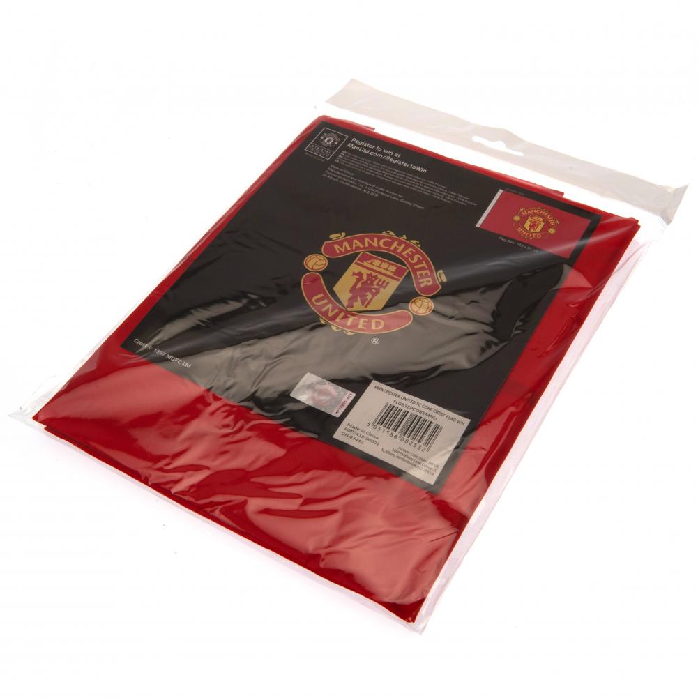 Manchester United FC Core Crest Flag: 4 - Flags & Banners By Manchester United