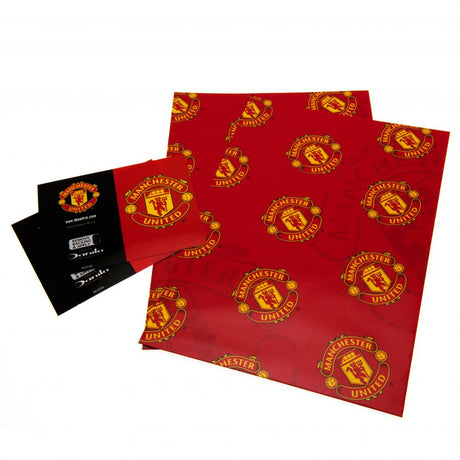 Manchester United FC Crest Gift Wrap: 1 - Gift Wrap & Bags By Manchester United