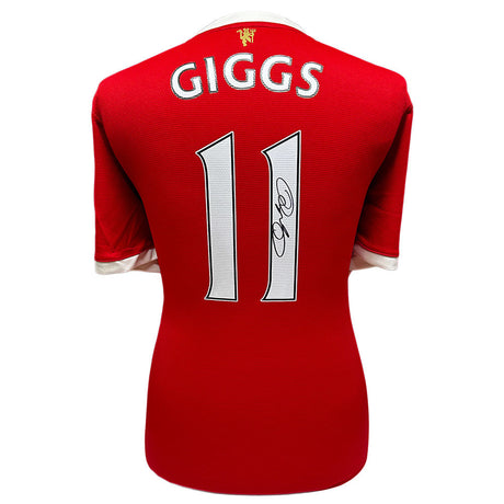 Manchester United FC Giggs Signed Shirt: 1 Signed Memorabilia By Manchester United