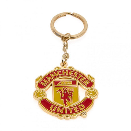 Manchester United FC Crest Keyring: 2 Keyrings By Manchester United