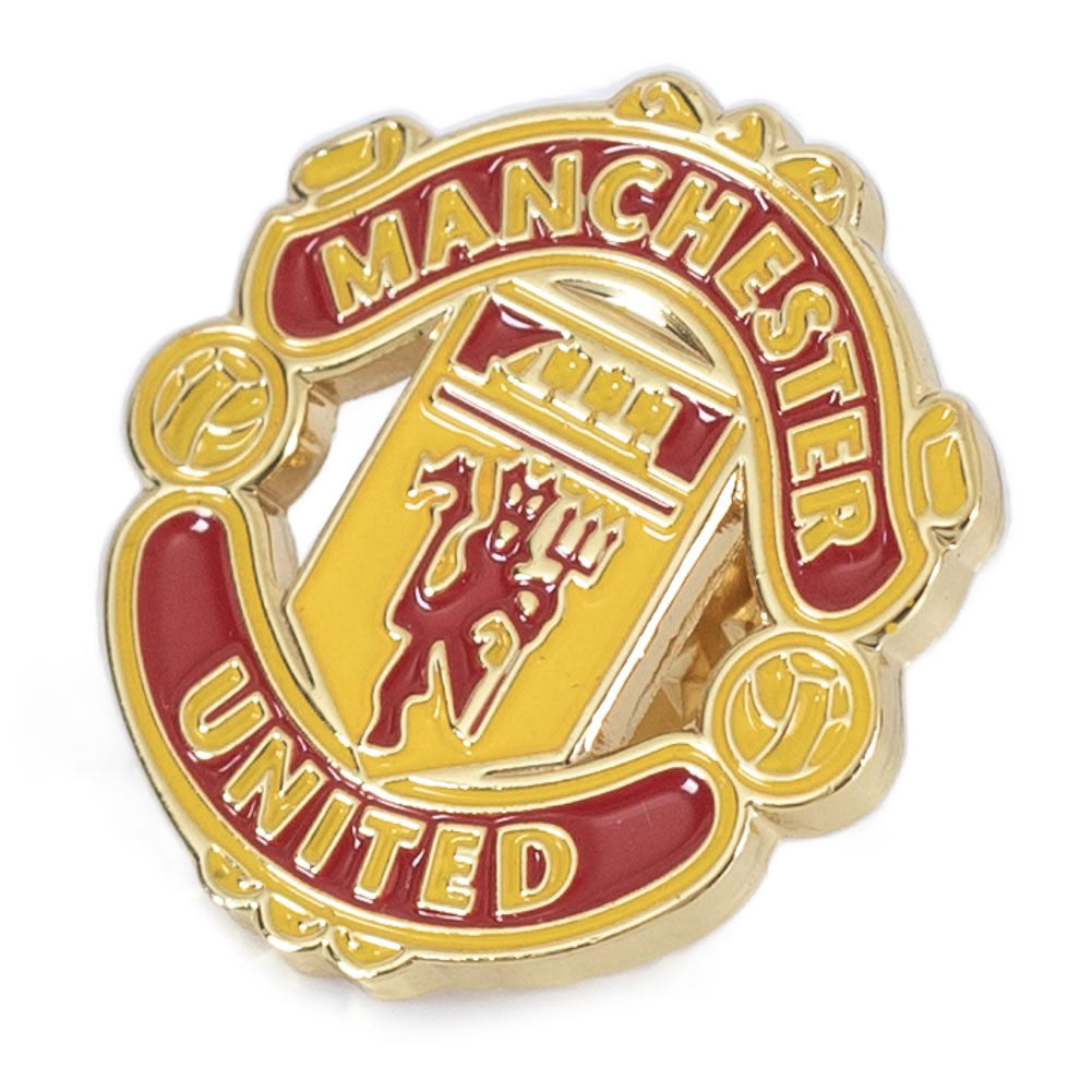 Manchester United FC Keyring & Badge Set: 3 - Keyrings By Manchester United