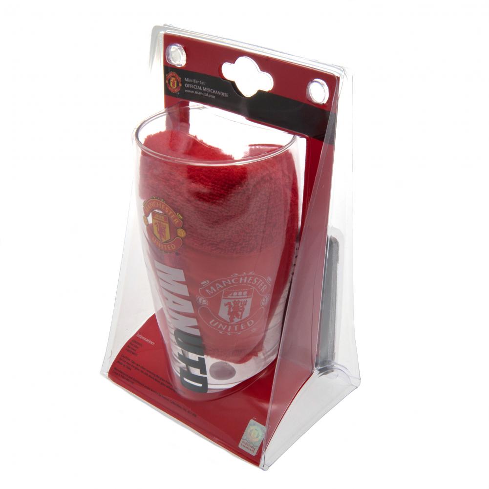Manchester United FC Wordmark Mini Bar Set: 3 - Barware By Manchester United