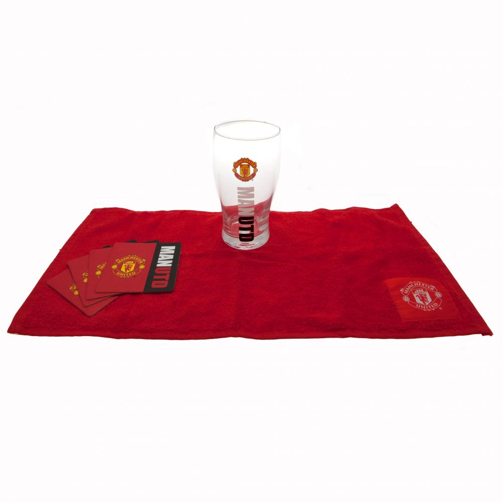 Manchester United FC Wordmark Mini Bar Set: 2 - Barware By Manchester United