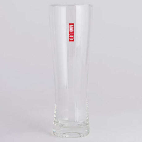 Manchester United FC Mono Crest Tall Beer Glass: 2 - Beer Glasses By Manchester United