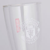 Manchester United FC Mono Crest Tall Beer Glass: 3 - Beer Glasses By Manchester United