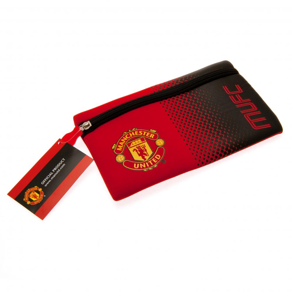 Manchester United FC Fade Pencil Case: 3 - Pencil Cases & Sets By Manchester United