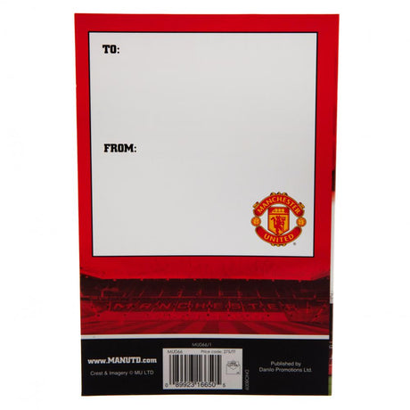 Manchester United FC Pop Up Birthday Card: 3 Greeting Cards By Manchester United