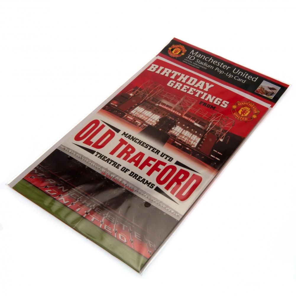 Manchester United FC Pop-Up Birthday Card: 4 - Greeting Cards By Manchester United