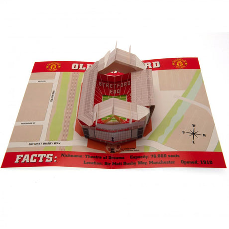 Manchester United FC Pop Up Birthday Card: 2 Greeting Cards By Manchester United