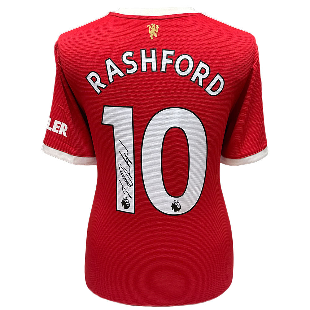 Manchester United FC Rashford Signed Shirt: 1 - Signed Memorabilia By Manchester United