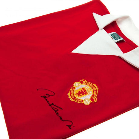 Manchester United FC Sir Bobby Charlton Signed Shirt: 1 - Signed Memorabilia By Manchester United