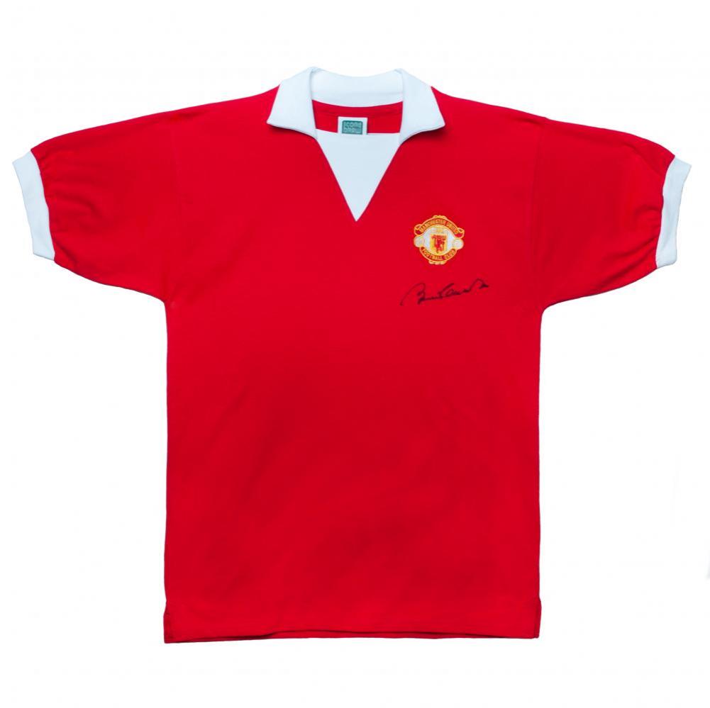 Manchester United FC Sir Bobby Charlton Signed Shirt: 3 - Signed Memorabilia By Manchester United