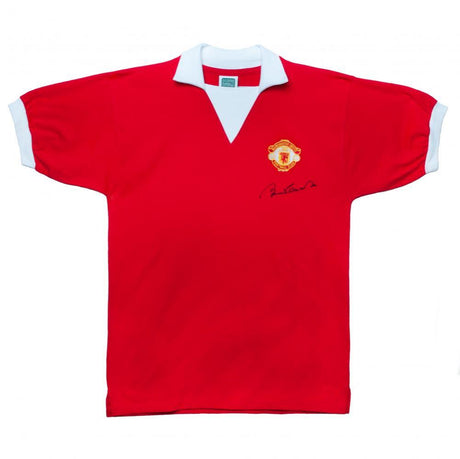 Manchester United FC Sir Bobby Charlton Signed Shirt: 3 - Signed Memorabilia By Manchester United