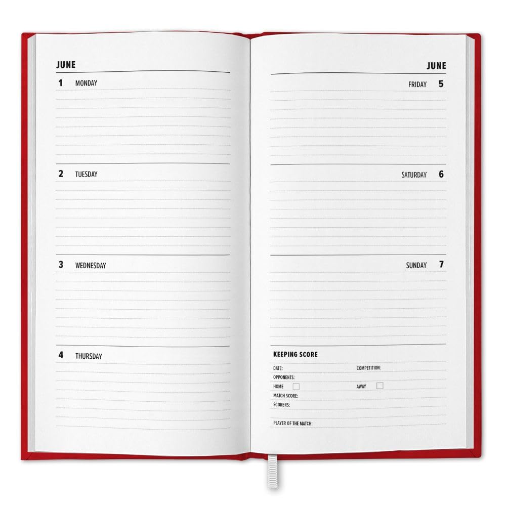 Manchester United FC Slim Diary 2026: 2 - Diaries By Manchester United