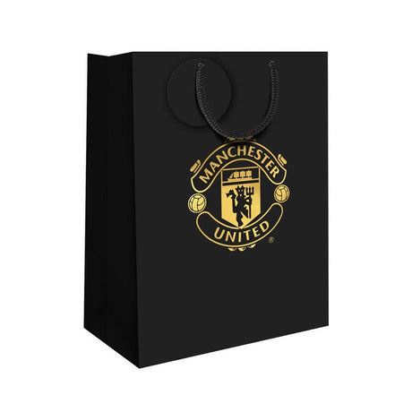Manchester United FC Small Black Gift Bag: 1 - Gift Wrap & Bags By Manchester United