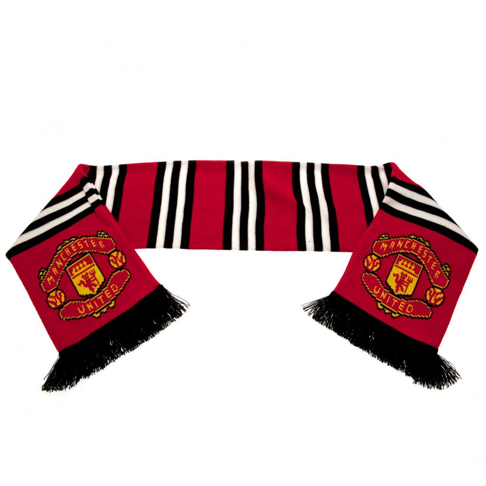 Manchester United FC Bar Scarf: 3 - Scarves By Manchester United