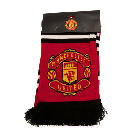 Manchester United FC Bar Scarf: 4 - Scarves By Manchester United