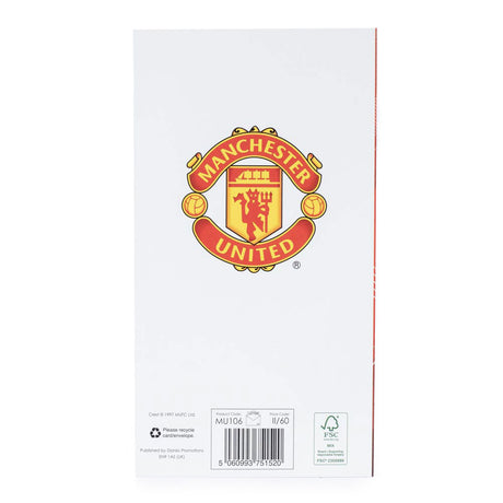 Manchester United FC Super Son Birthday Card: 4 Greeting Cards By Manchester United