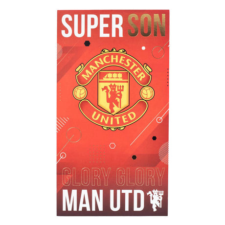 Manchester United FC Super Son Birthday Card: 2 Greeting Cards By Manchester United