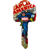 Marvel Comics Door Key Captain America: 1 - Door Keys By Marvel