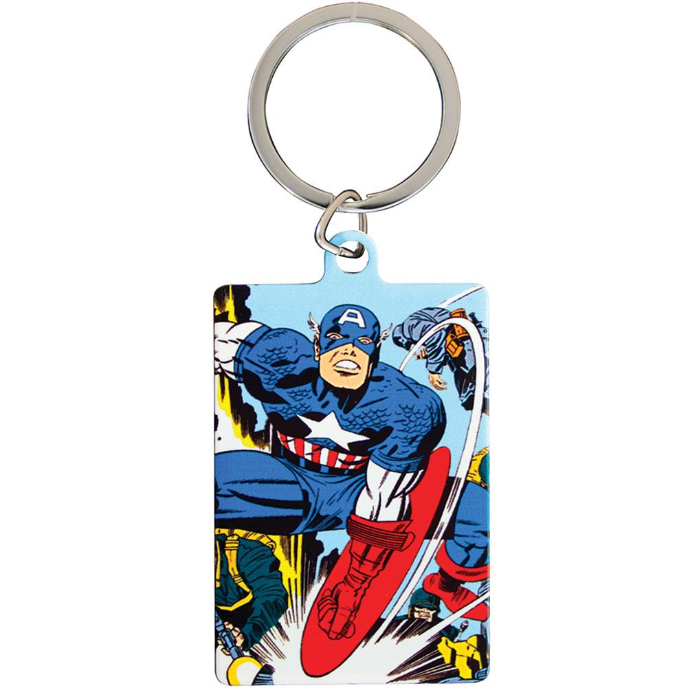 Marvel Comics Metal Keyring Captain America: 1 - Keyrings By Marvel