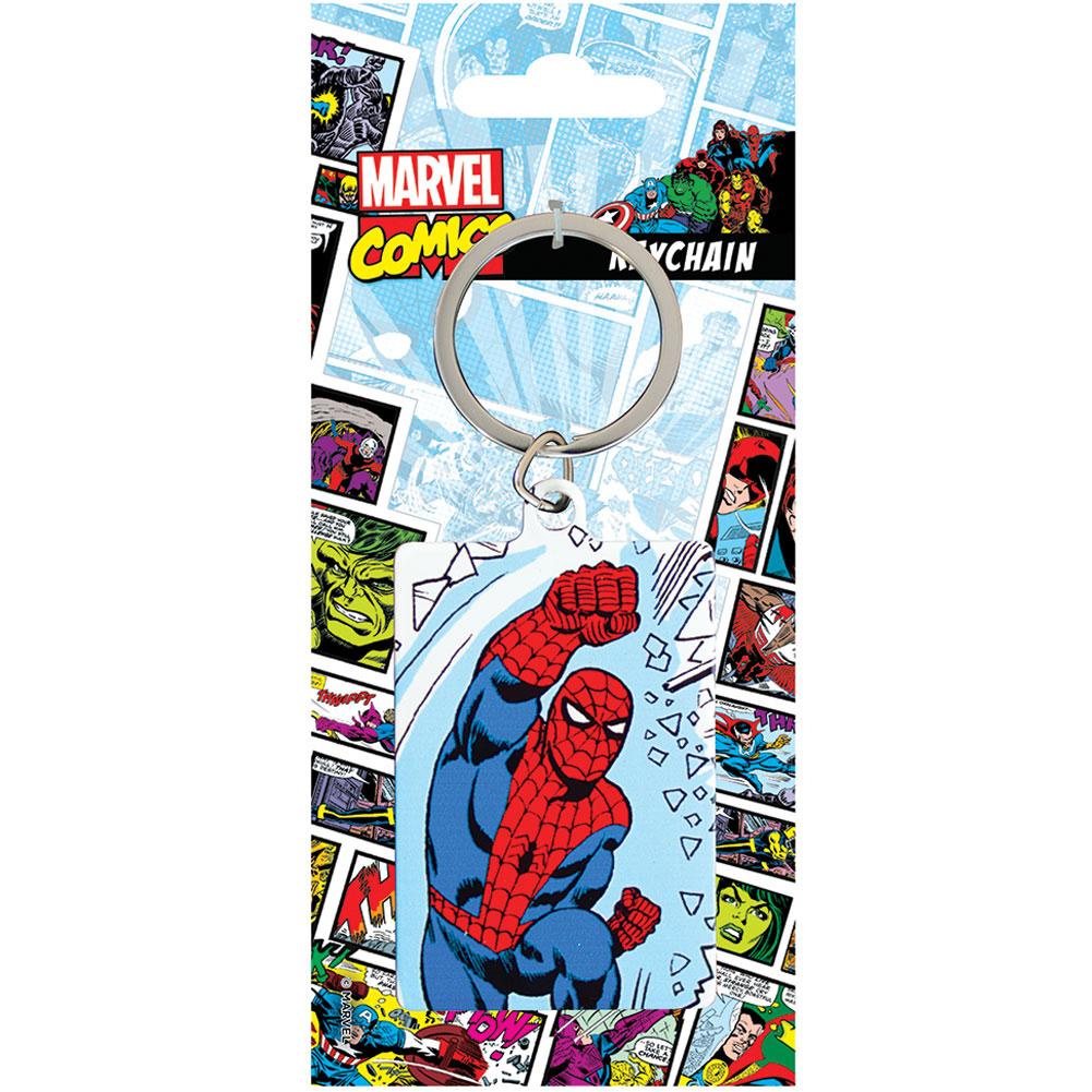 Marvel Comics Metal Keyring Spider Man: 3 Keyrings By Marvel