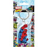 Marvel Comics Metal Keyring Spider Man: 3 Keyrings By Marvel