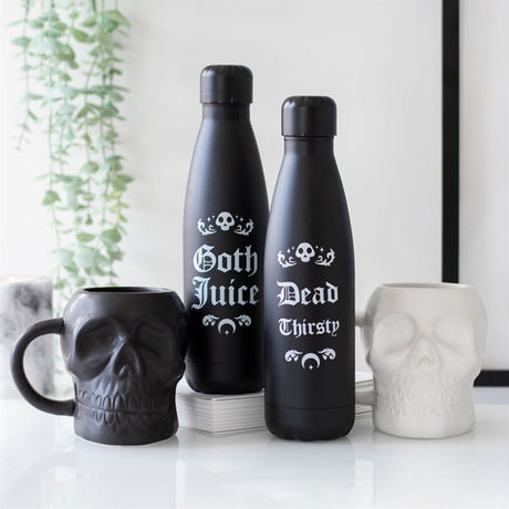 Matte White Skull Mug: 5 - Mugs By Gift Moments