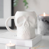 Matte White Skull Mug: 1 - Mugs By Gift Moments