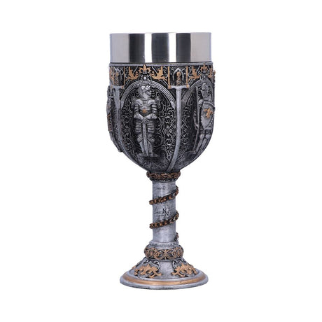 Medieval Knight Chain Wine Goblet: 4 - Goblets & Chalices By Gift Moments