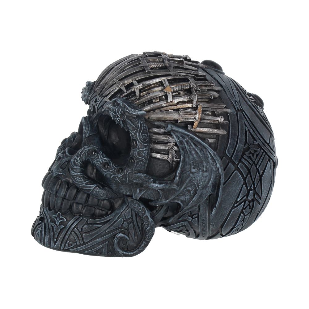 Medieval Sword Dragon Skull Gothic Ornament: 4 - Figurines Medium (15-29cm) By NN Designs