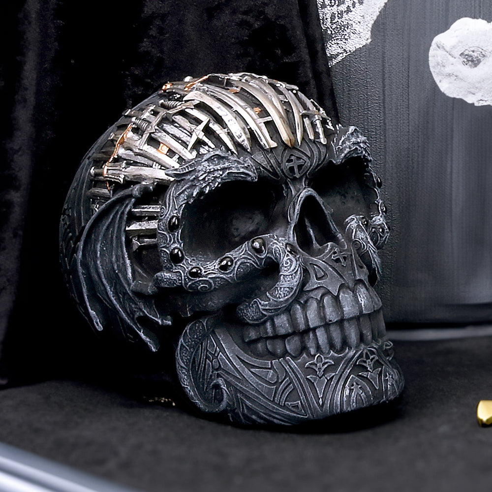 Medieval Sword Dragon Skull Gothic Ornament: 1 - Figurines Medium (15-29cm) By NN Designs