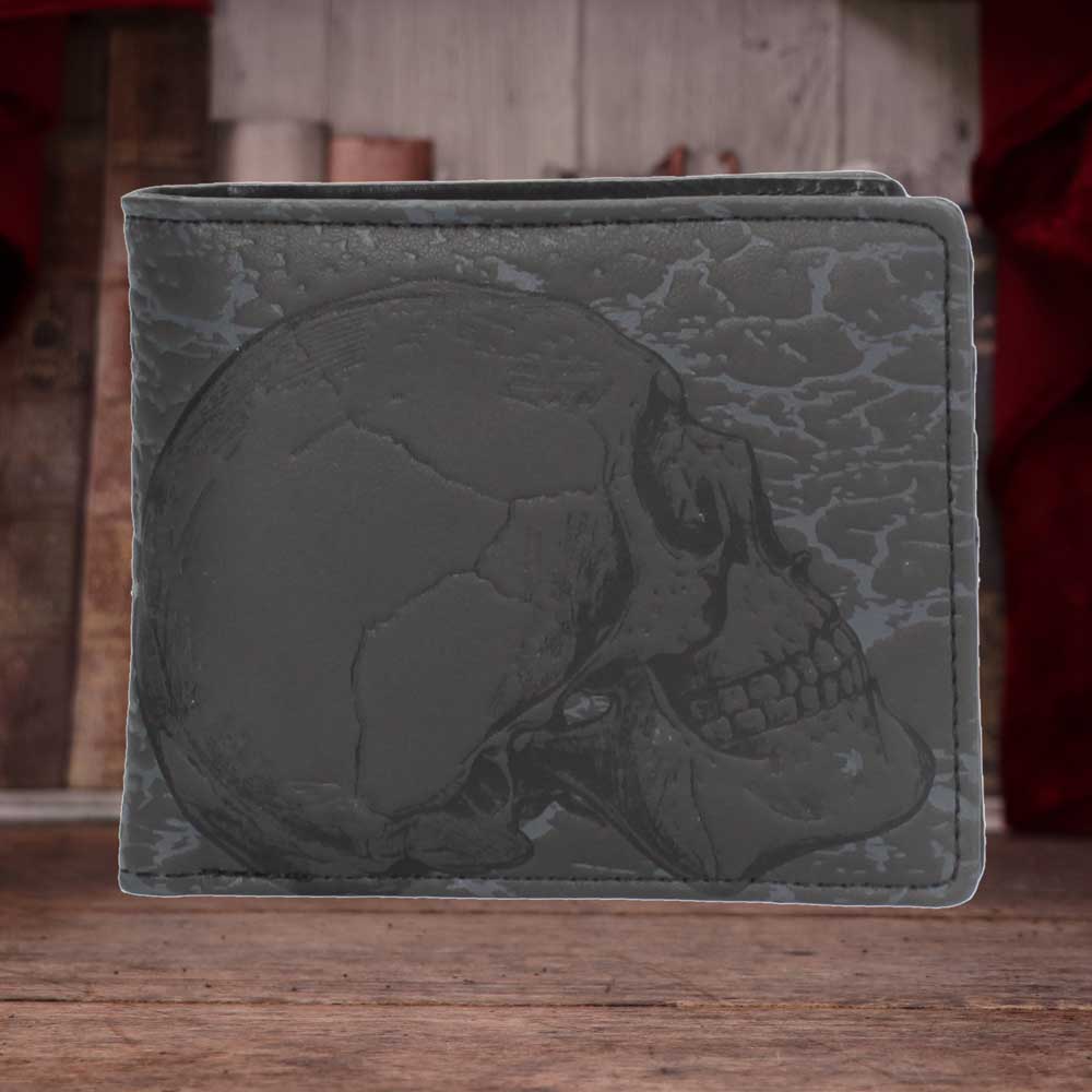 Memento Mori Skull Embossed Wallet: 1 - Wallets By Gift Moments