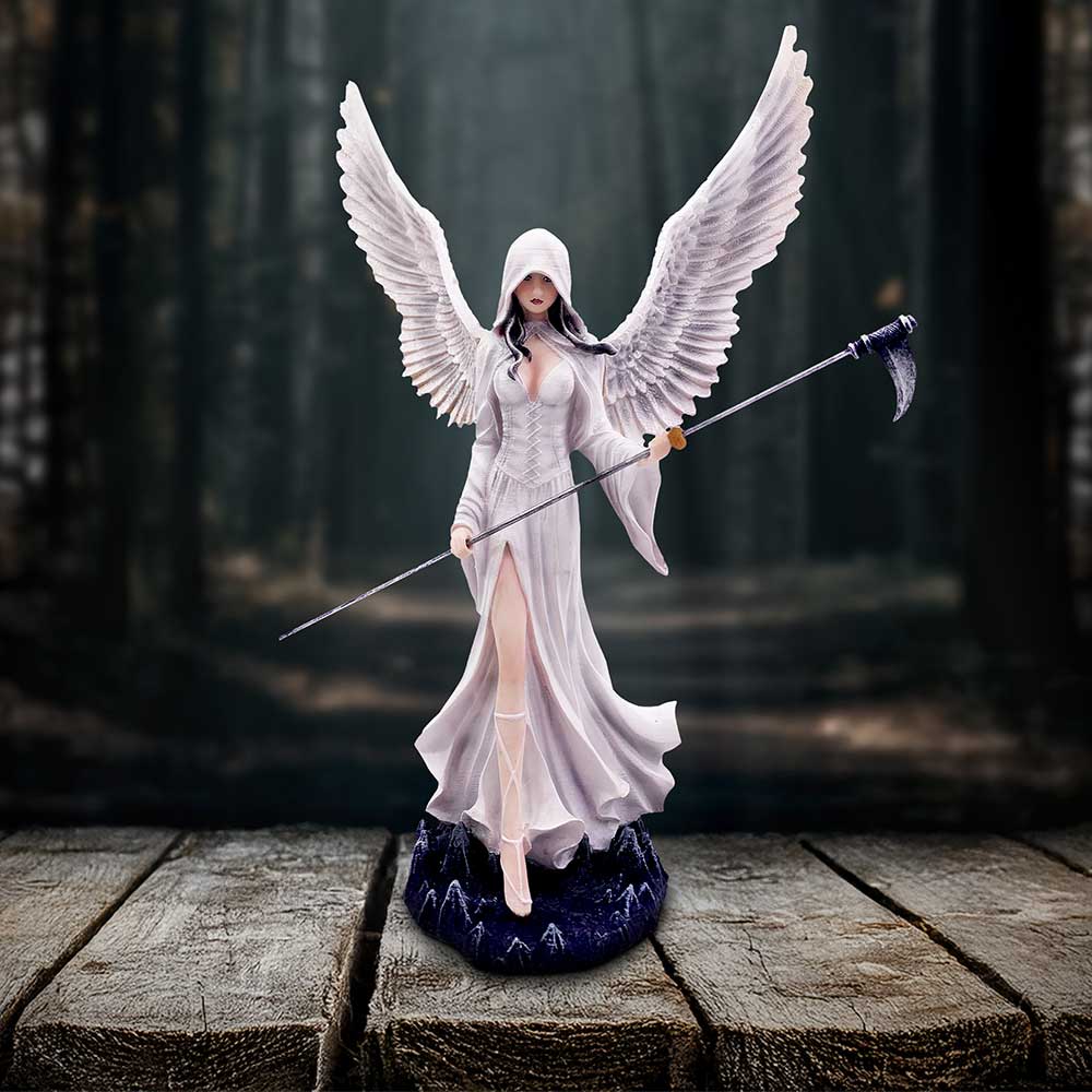 Mercy (Small) Resin Hooded Angel Figurine: 1 - Figurines Medium (15-29cm) By NN Designs